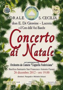 Lucera - Corale "S. Cecilia" don Eduardo Di Giovine 2012