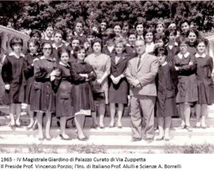 Lucera - Istituto Magistrale 'Rosmini' via Zuppetta 1965 - IV Magistrale - Foto di Lello Preziuso