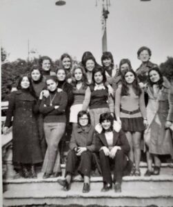 Lucera - Istituto Magistrale 'Rosmini' via Zuppetta anni 70 - Compagne di scuola - Foto di Lucia Scrima‎.