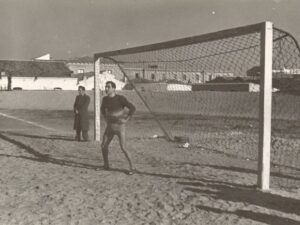 Lucera - Torneo di calcio nel cortile grande del Convitto 1951 - Foto di Valentina Di Stefano