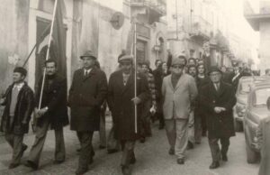 Lucera - Manifestazione politica 1973 - Corso Garibaldi