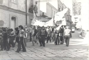 Lucera - Manifestazione movimento studentesco 1977 - Foto di Marco Antonio