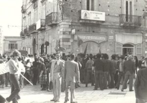Lucera - Manifestazione politica 1978