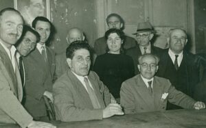 Lucera - On. Di Vittorio nella sede del P.C.I anni 50