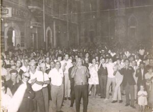 Lucera - Manifestazione politica anni 60