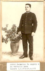 Lucera - Bruno Federico (Mio nonno) - Carabiniere - Guerra 1915-18 - Foto DI Antonia Bruno