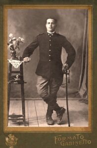 Lucera - Di Giovine Giuseppe Artigliere nato a Lucera il 14-05-1898 - Guerra 1915-18 - Foto fornita dal figlio