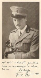 Lucera - Frattarolo Lorenzo, Tenente, nato a Lucera il 28-3-1910 - Caduto sul fronte albanese il 9-3-1941