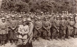 Lucera - Tammaro Michele (al centro) - Seconda guerra mondiale - Foto di Filippo Tammaro