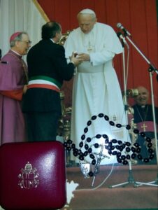 Lucera - Visita di S Santità Giovanni Paolo II 1987 - Foto di Vincenzo Di Siena