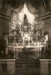 Lucera - Chiesa di San Giovanni Battista - Anni 50 - Santa Maria Patrona