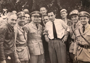 Lucera - De Benedittis Mario , Generale e fondatore della Polizia Stradale con Fausto Coppi anni 50- Foto di Emanuele Napolitano