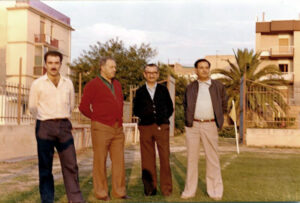 Lucera - Di Pasqua Silvio, da sinistra Michele De Mare, Raffaele Nobile e Peppino Polito - Foto di Francesco Paolo Calabria