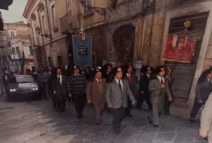Lucera - Manifestazione patriottica 25 aprile 1989 - Foto di Francesco Longo