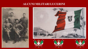 Lucera - Vari Militari lucerini nel 1917 - Foto di Antonio M. Mangione