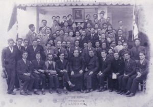 Lucera - Associazione cattolica Giuseppini (si riconoscono il dott. De Peppo il 1° a sx seduto ed il 3° seduto Giudice Mastrolilli) 1930-35