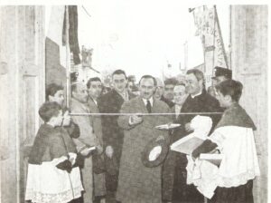 Lucera - Opera San Giuseppe - Inaugurazione del sindaco Mario Ferrone19 marzo 1953