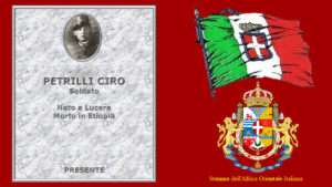 Lucera - Petrilli Ciro - Guerra in Etiopia