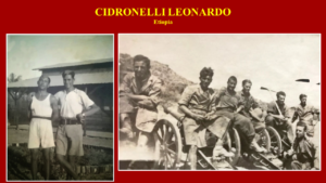 Lucera - Cidronelli Leonardo - Guerra in Etiopia