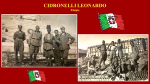 Lucera - Cidronelli Leonardo - Guerra in Etiopia