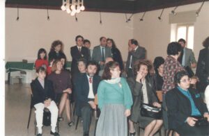 Visita di padre Angelo Cuomo alla comunità lucerina di Brescia nel 1988 - Foto postata da Lino Montanaro